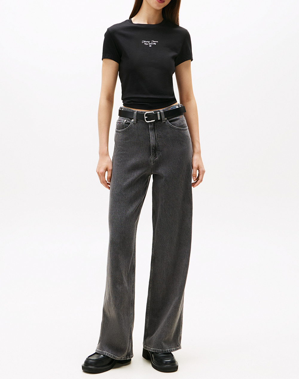 TOMMY JEANS TJW SLIM ESS LOGO 1 TEE EXT