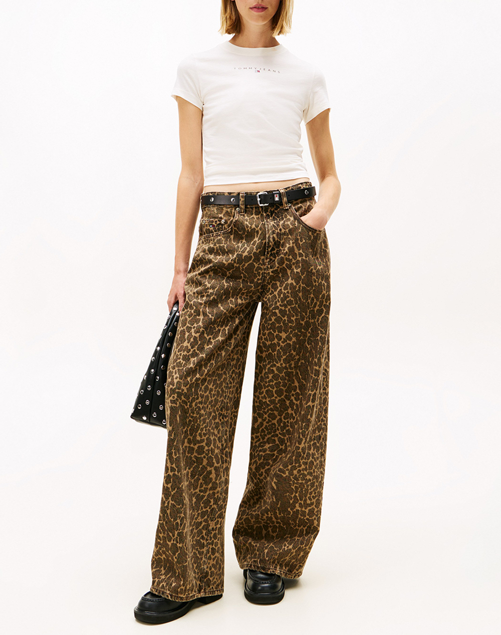 TOMMY JEANS TJW SLIM BLING LINEAR TEE EXT