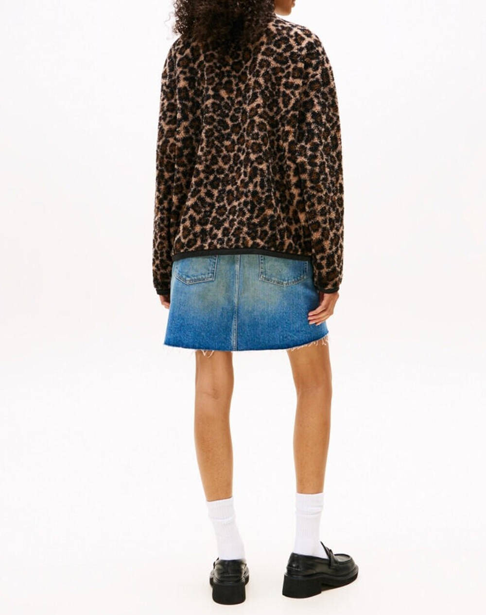 TOMMY JEANS TJW ZIP THROUGH BADGE TEDDY