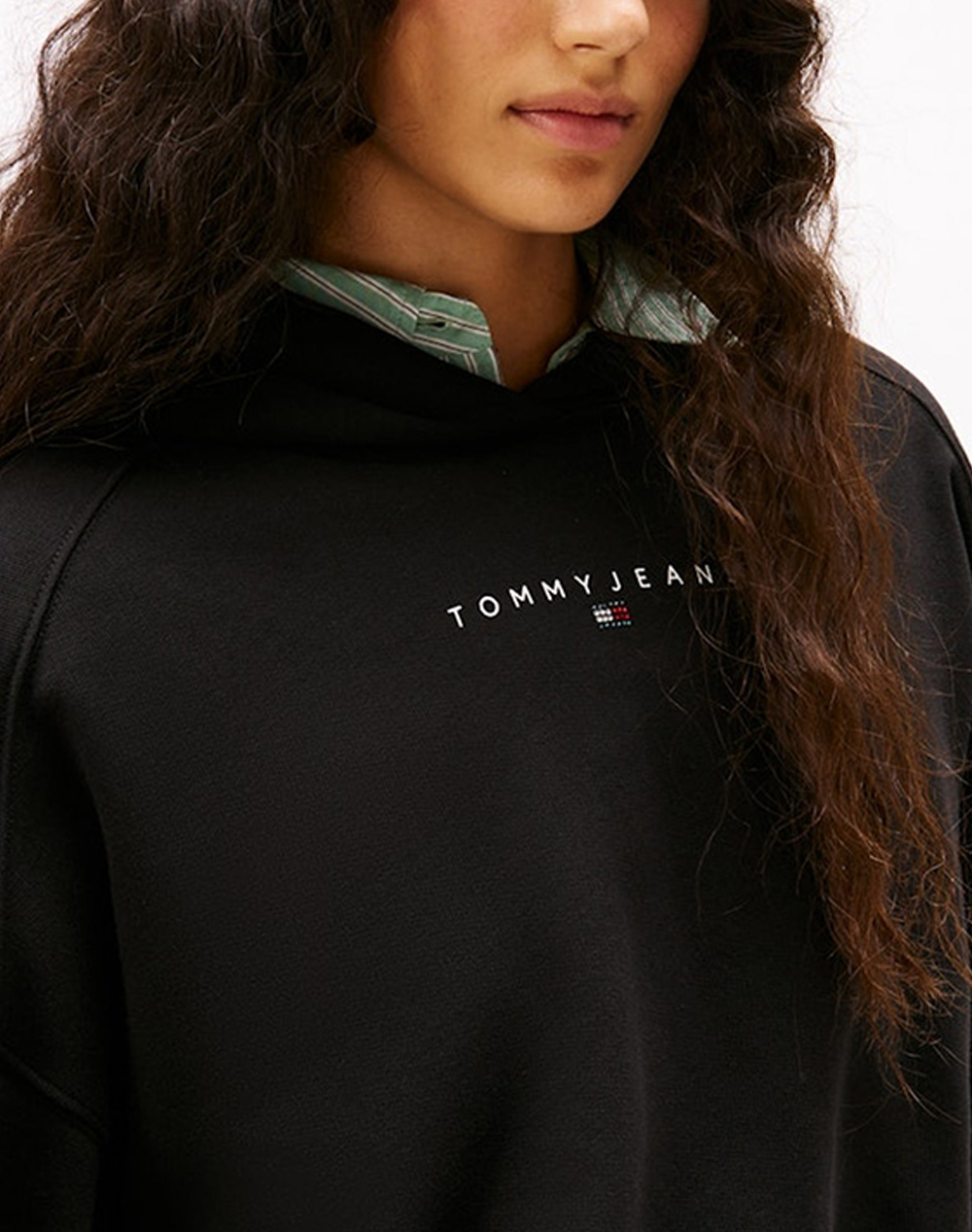 TOMMY JEANS TJW CRP LINEAR BLING HOODIE EXT