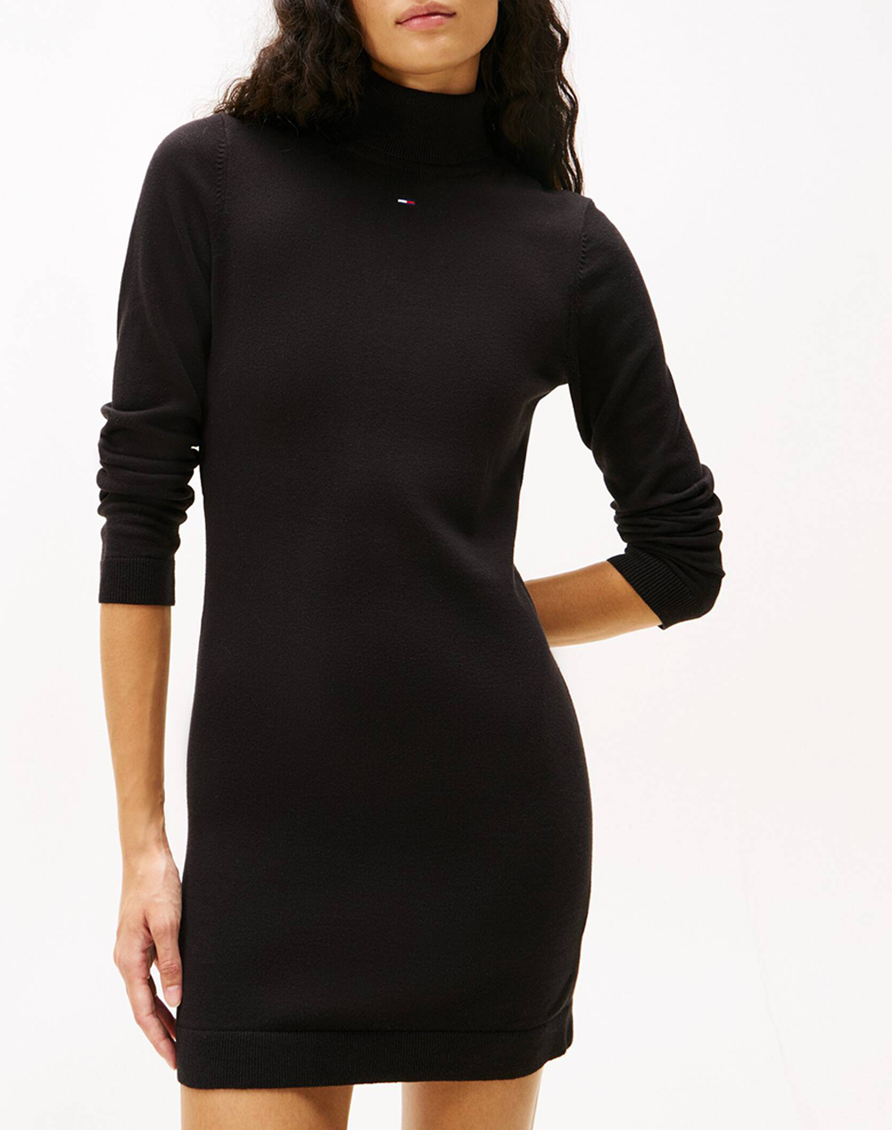 TOMMY JEANS TJW ESS TURTLENECK SWEATER DRESS