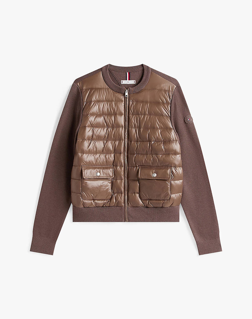 TOMMY HILFIGER UL PADDED REG KNIT MIX JACKET