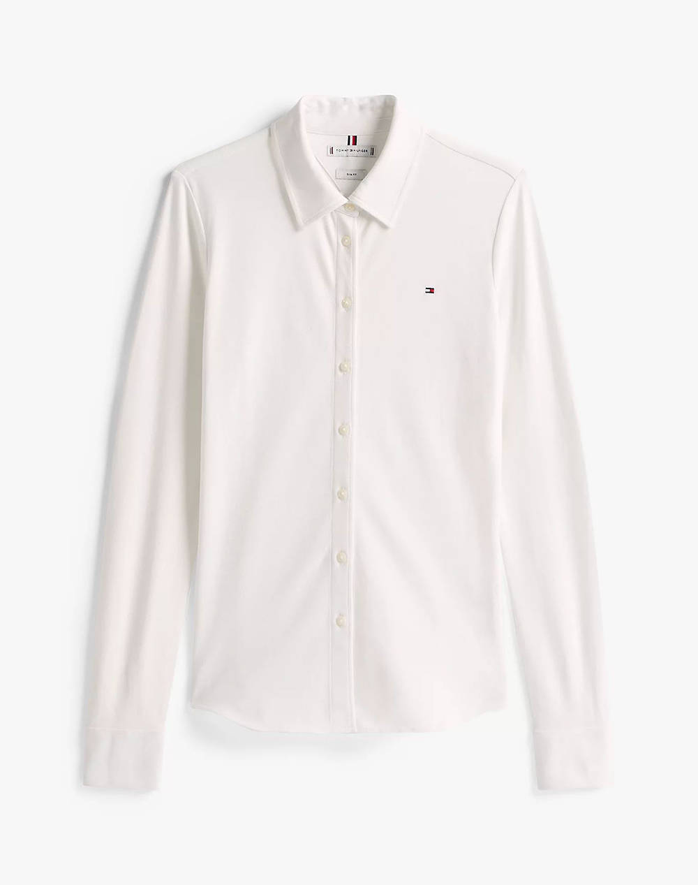 TOMMY HILFIGER 1985 SLIM PIQUE LS SHIRT