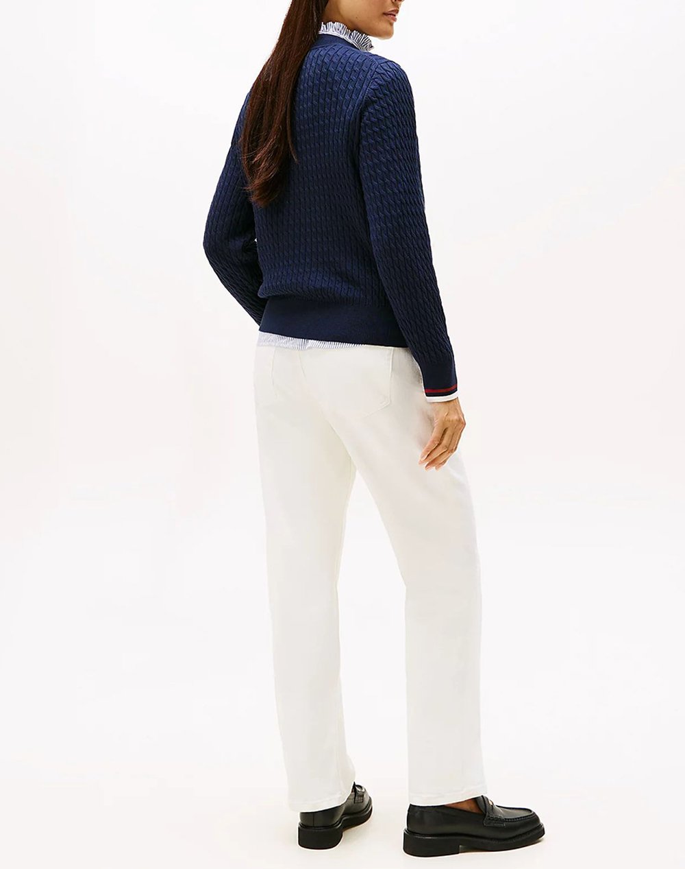 TOMMY HILFIGER CO CABLE C-NK LS SWEATER