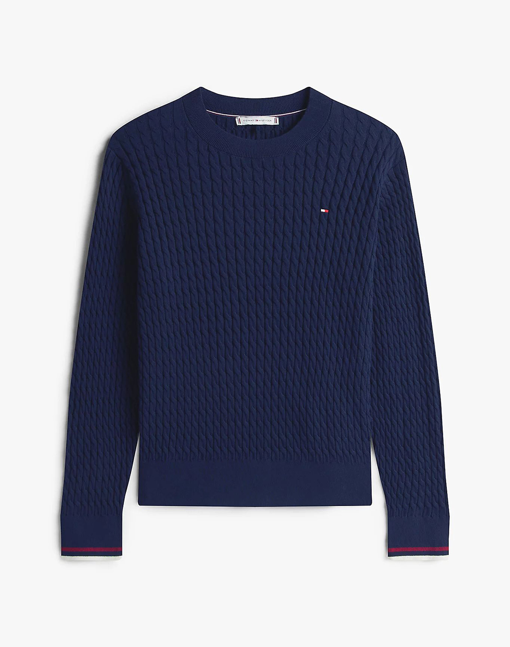 TOMMY HILFIGER CO CABLE C-NK LS SWEATER