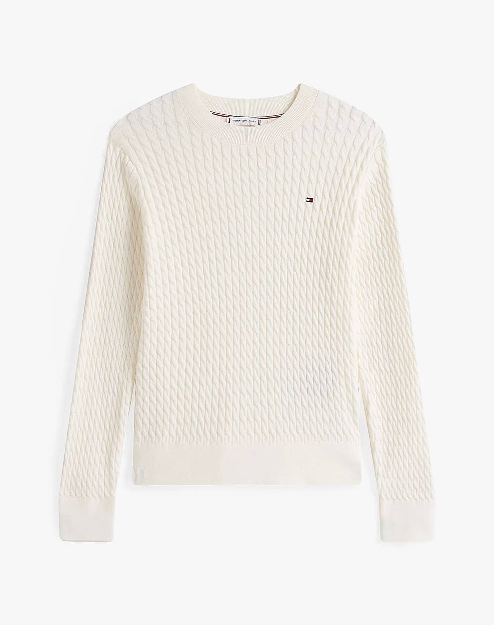 TOMMY HILFIGER CO CABLE C-NK LS SWEATER