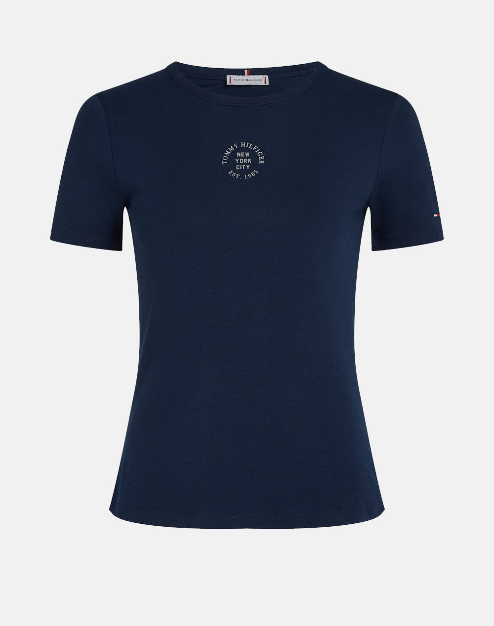 TOMMY HILFIGER STAMP LOGO SLIM C-NK SS TEE