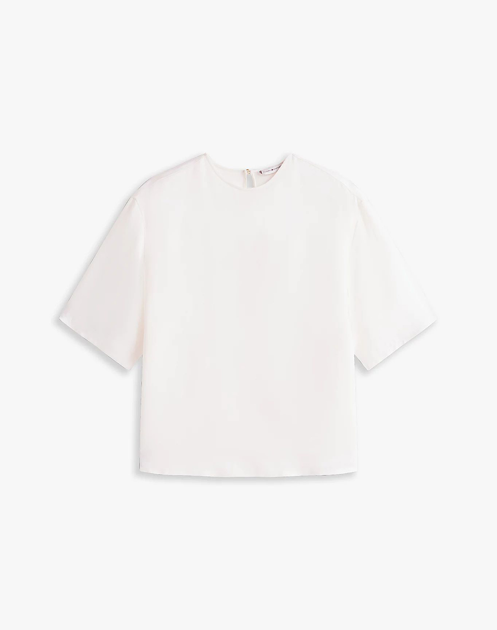 TOMMY HILFIGER SATEEN C-NECK RELAXED T-SHIRT