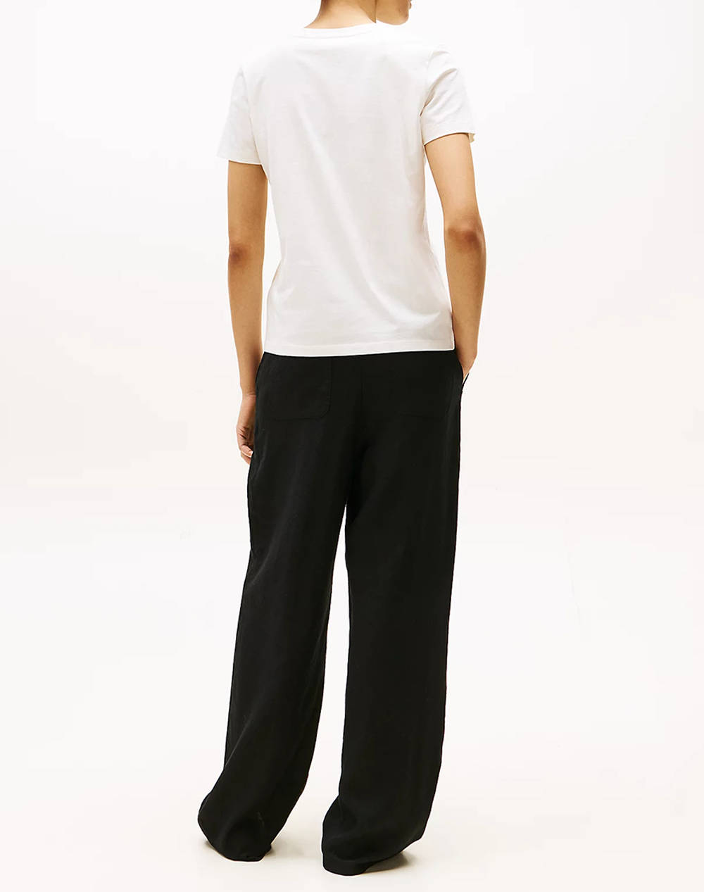 TOMMY HILFIGER LUREX SCRIPT REG C-NK SS TEE