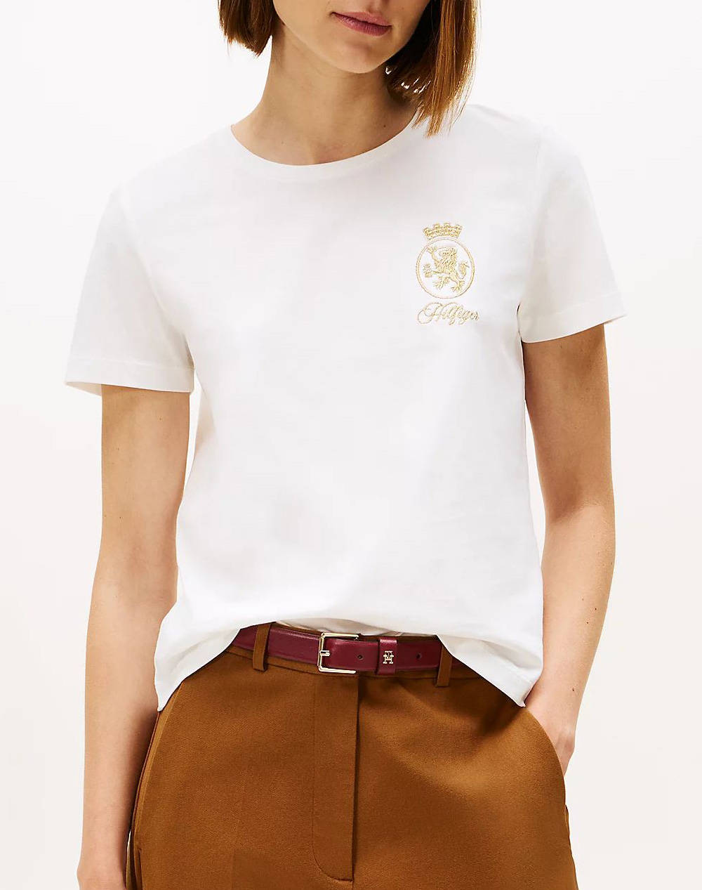 TOMMY HILFIGER GOLD CREST REG SS TEE