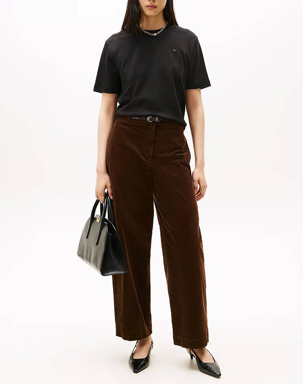 TOMMY HILFIGER MODERN INTERLOCK BOXY SS TEE