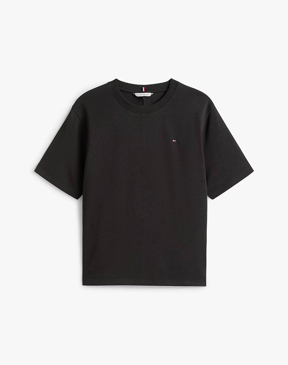 TOMMY HILFIGER MODERN INTERLOCK BOXY SS TEE