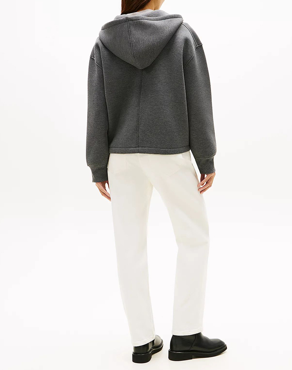 TOMMY HILFIGER TH SCRIPT INTERLOCK ZIP HOODIE