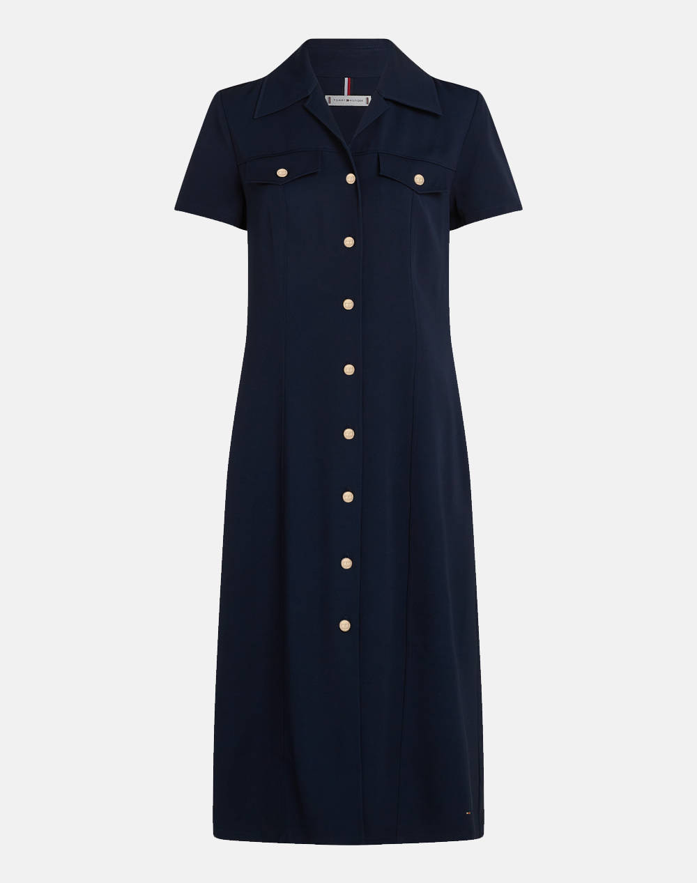 TOMMY HILFIGER VIS TWILL S/S SHIRT DRESS