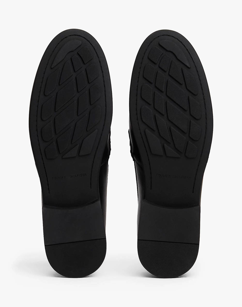 TOMMY HILFIGER TH CHAIN FRINGE LEATHER LOAFER
