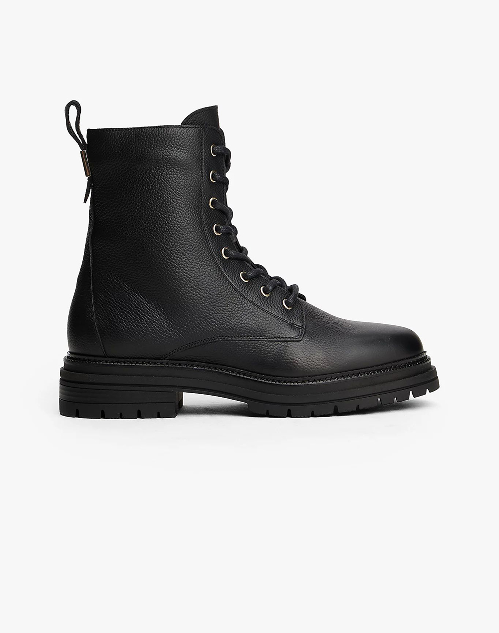 TOMMY HILFIGER TH PLAQUE PEBBLE LACE BOOT WARM