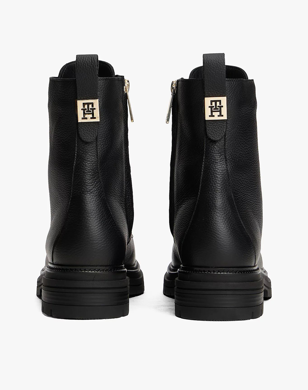 TOMMY HILFIGER TH PLAQUE PEBBLE LACE BOOT WARM