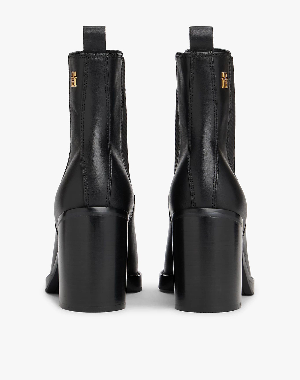 TOMMY HILFIGER SQUARE TOE CHELSEA HIGH BLOCK HL