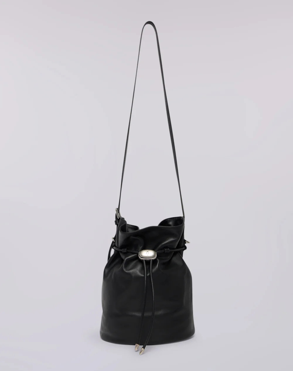 TRUSSARDI BAG -AMULETO SECCHIELLO ORIZZONTALE MEDIUM IN NAPPA (Размери: 32 x 23 x 17см.)