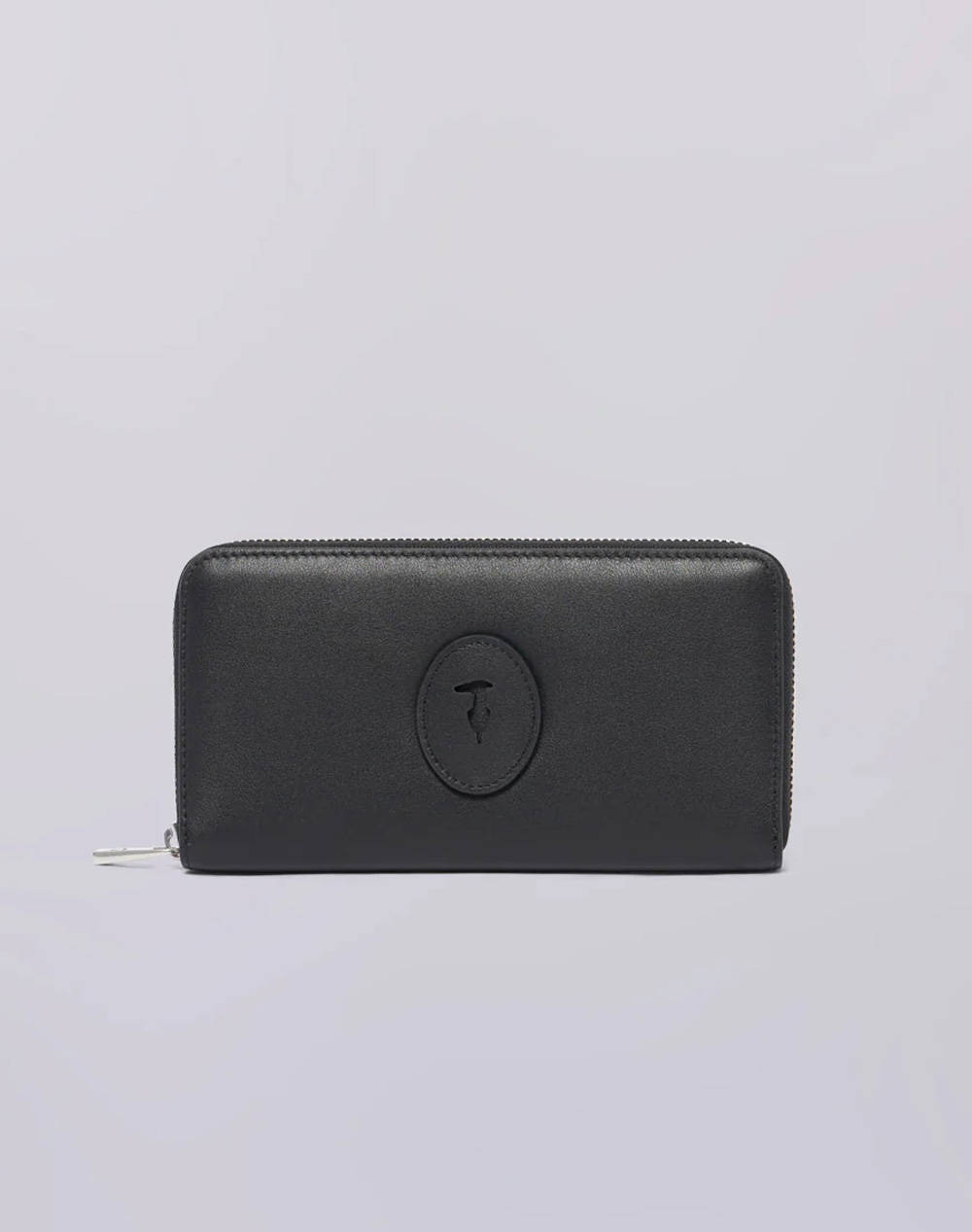TRUSSARDI SOCIETY ZIP AROUND WALLET LG - CALF LEATHER (Размери: 19.5 x 10.5см.)