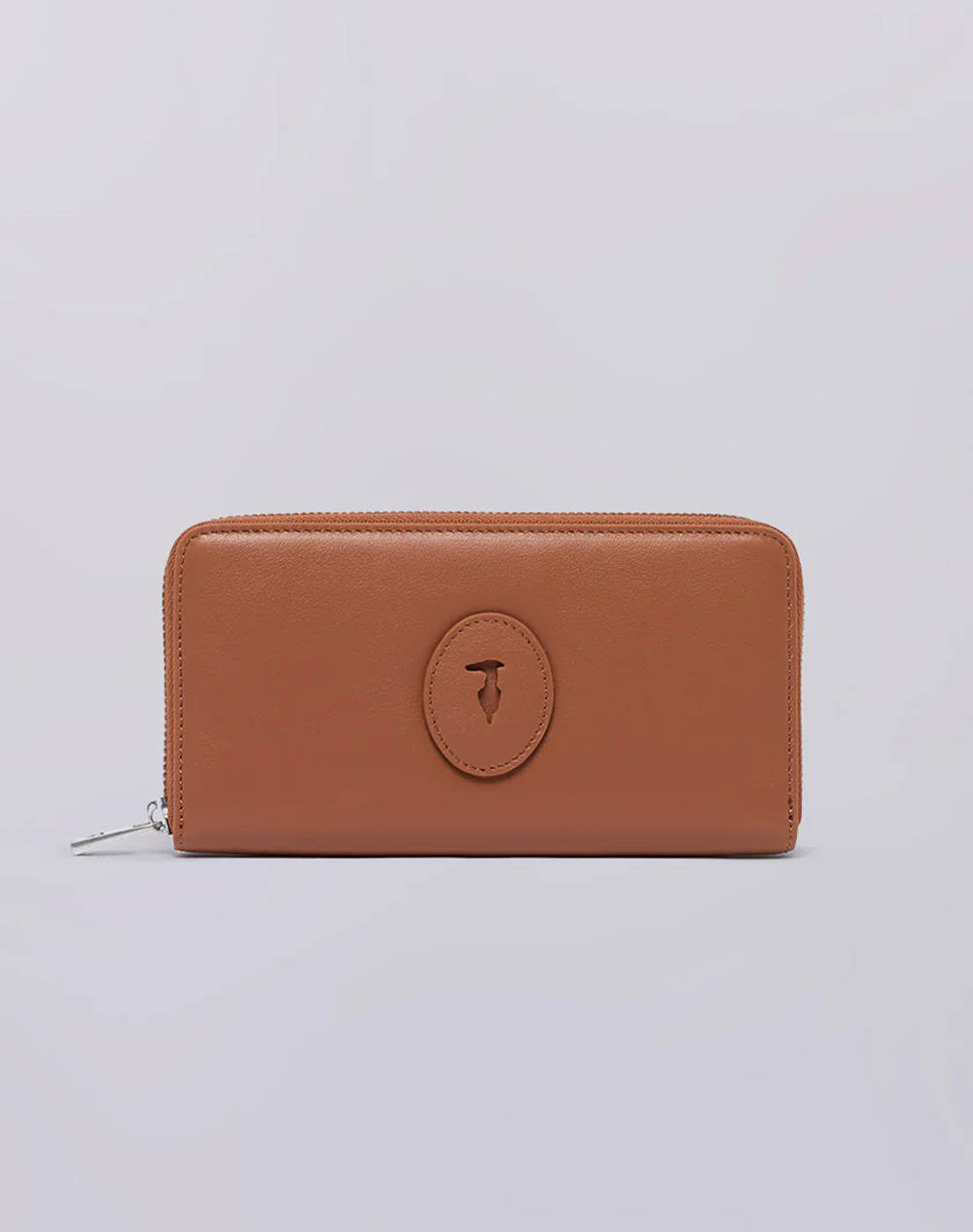 TRUSSARDI SOCIETY ZIP AROUND WALLET LG - CALF LEATHER (Размери: 19.5 x 10.5см.)