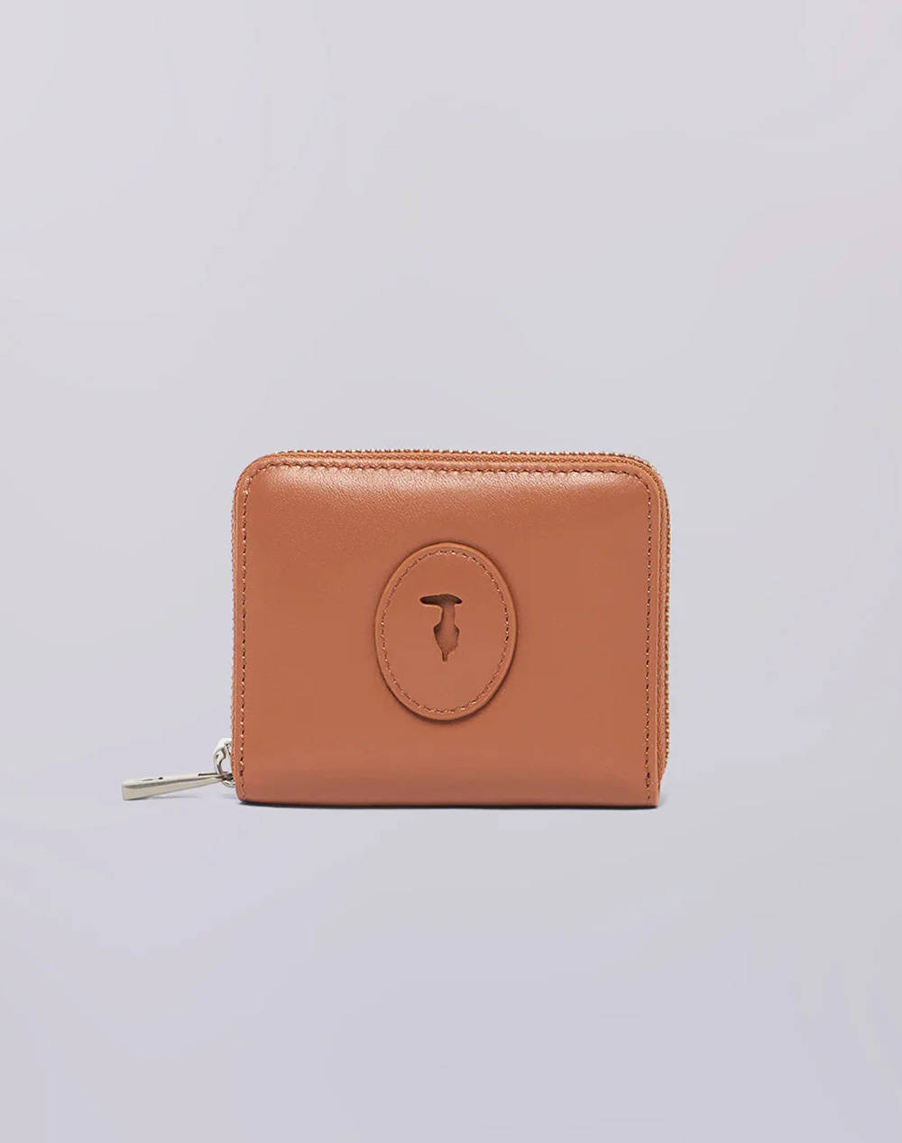 TRUSSARDI SOCIETY ZIP AROUND WALLET MD - CALF LEATHER (Размери: 11 x 9см.)