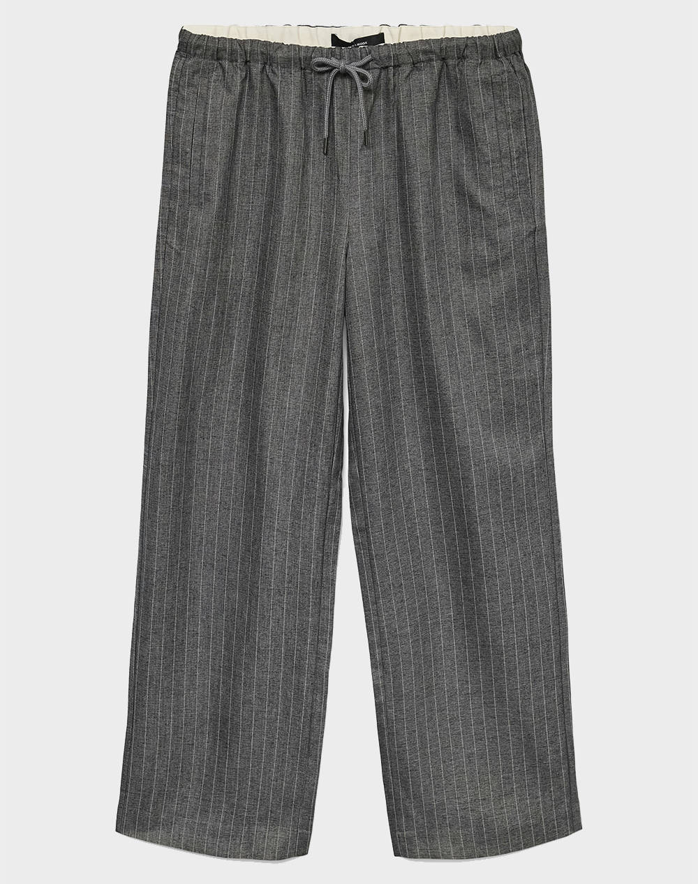 VERO MODA VMRHODA MW PINSTRIPE WIDE DAD PANT