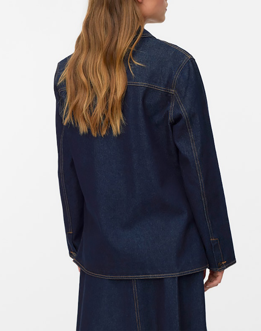VERO MODA VMKANIKA LS DENIM BLAZER SHIRT SI352
