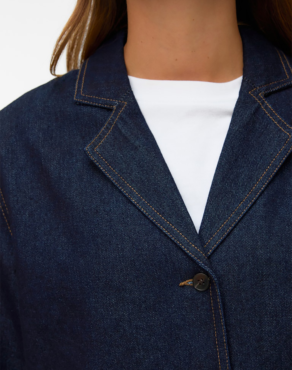 VERO MODA VMKANIKA LS DENIM BLAZER SHIRT SI352