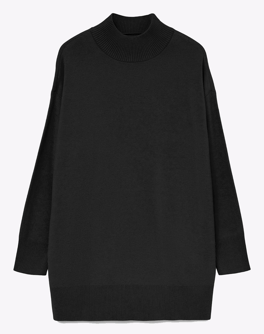 VERO MODA VMGOLD ART NEW LS LONG HIGHNECK PULLOVER