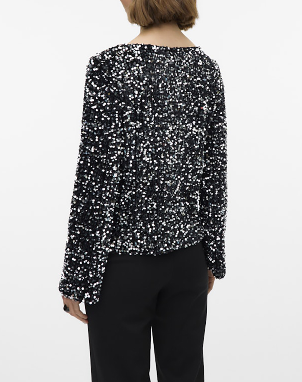 VERO MODA VMBELLA LS BOATNECK SQ TOP JRS GA