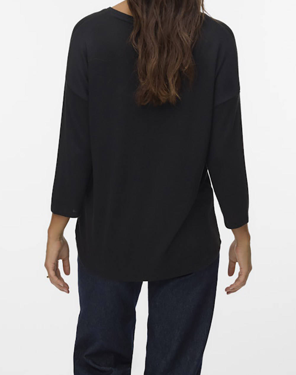 VERO MODA VMBRIANNA 3/4 V-NECK BLOUSE BOO