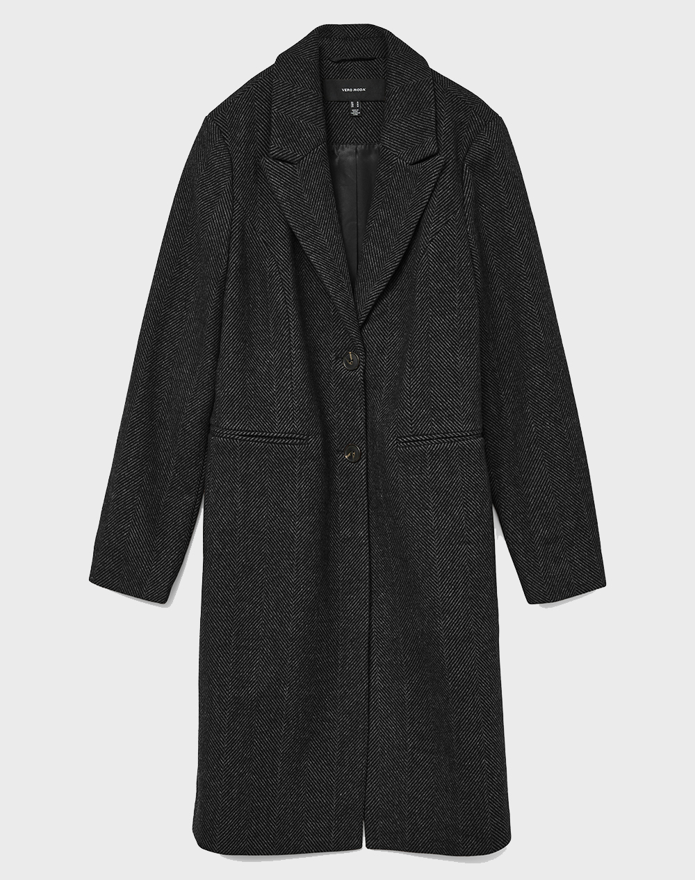 VERO MODA VMBLAZA HERRINGBONE LONG COAT GA BOO