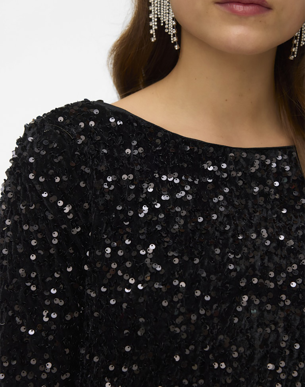 VERO MODA VMBELLA LS SHORT SQ DRESS JRS GA