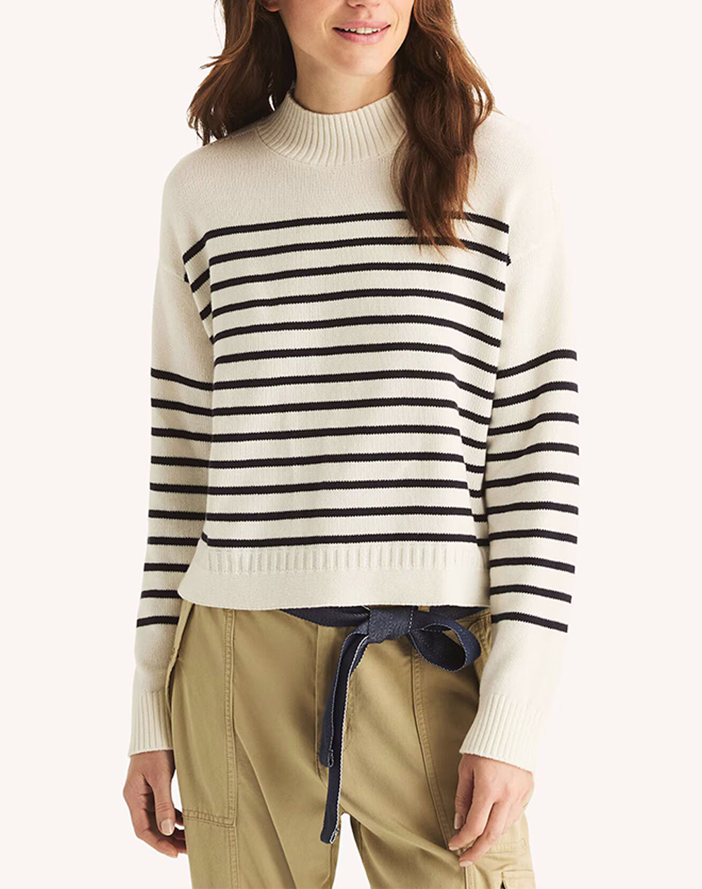 NAUTICA БЛУЗА MM STRP MCKNCK SWTR