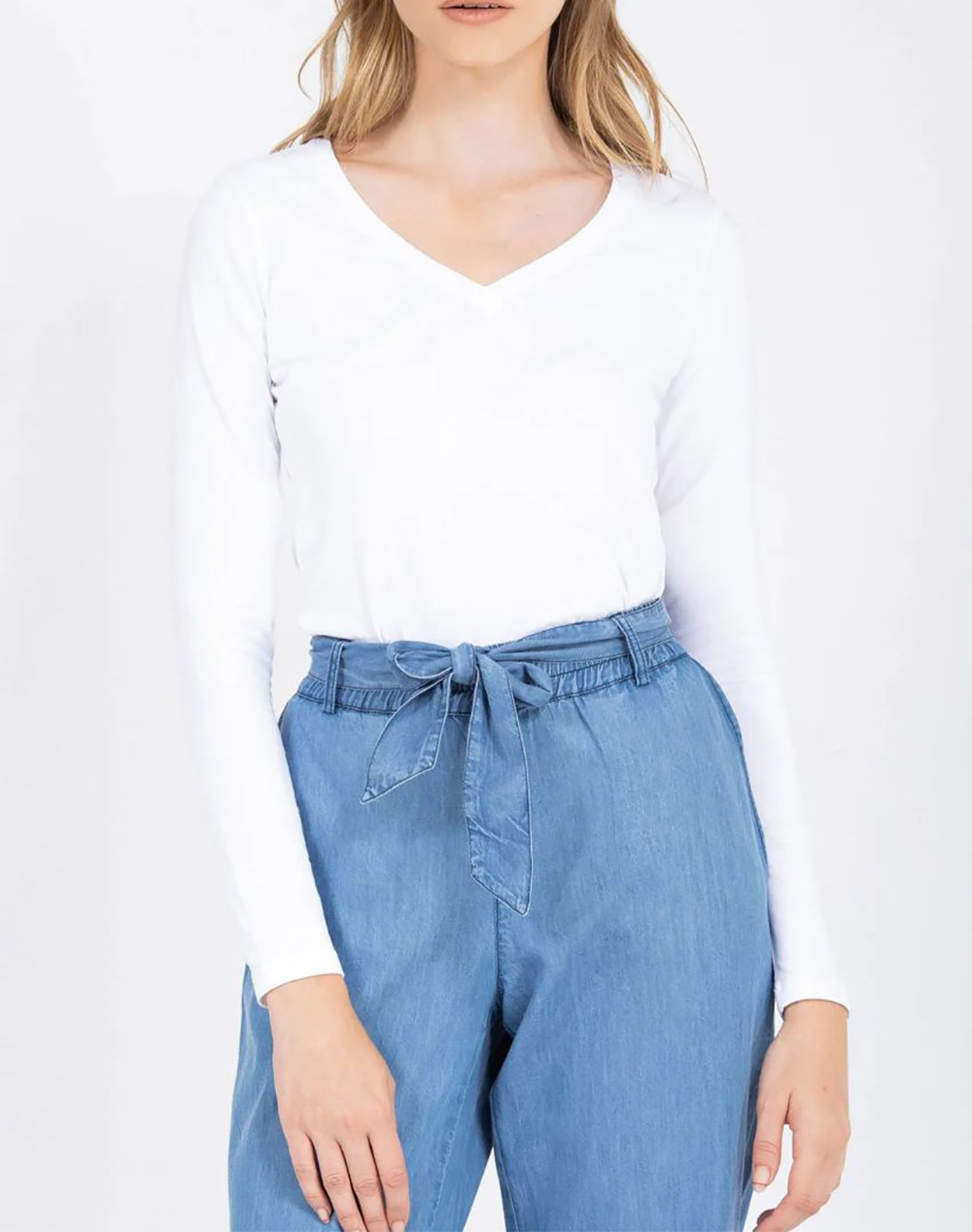 NAUTICA БЛУЗА T-SHIRT MM L/S T-SHIRTS