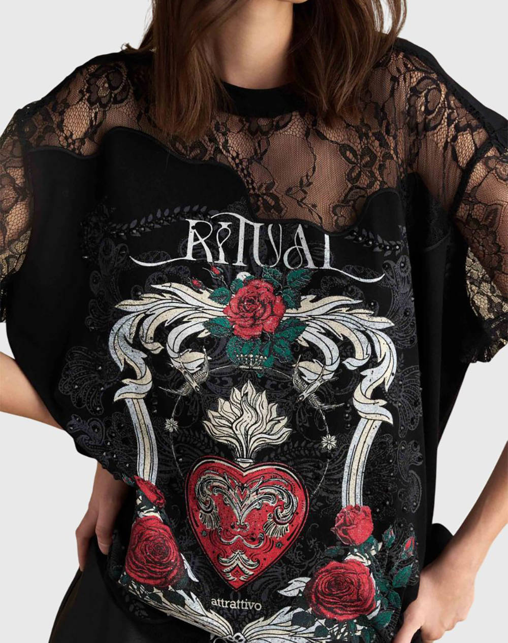 ATTRATTIVO БЛУЗА