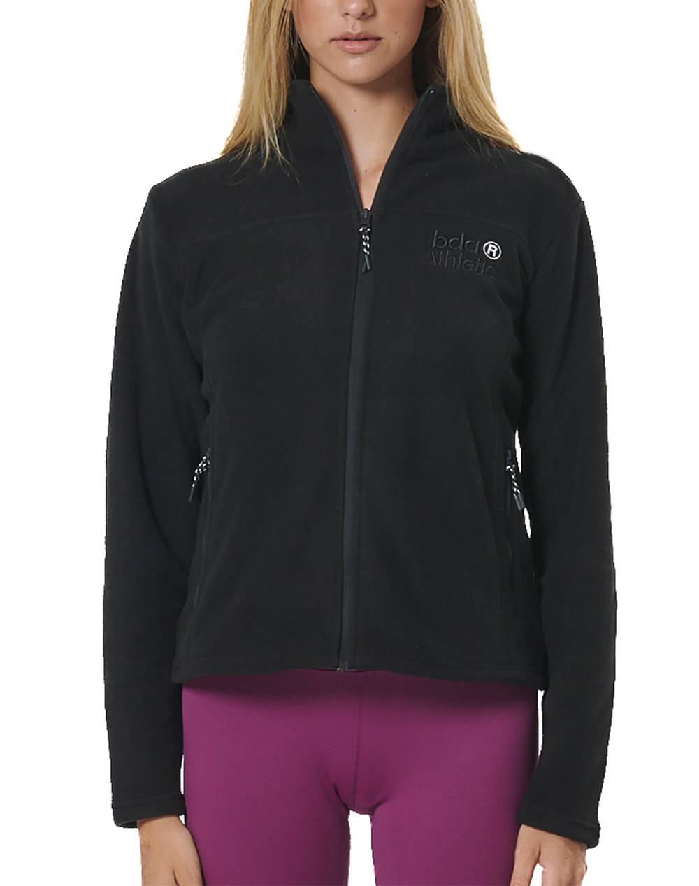 BODY ACTION WOMENS FULL-ZIP POLAR FLEECE