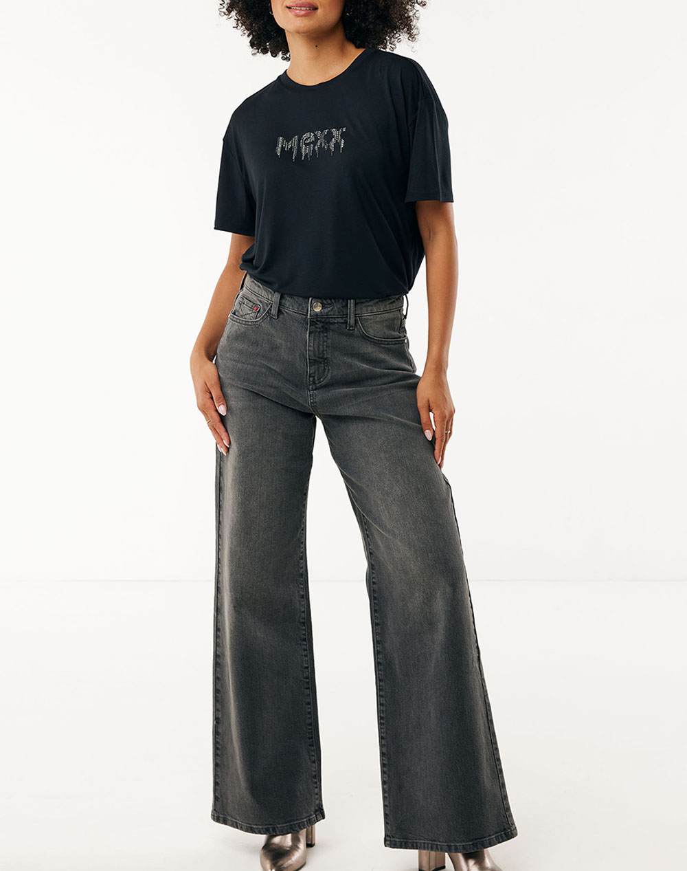 MEXX Glitter logo T-shirt