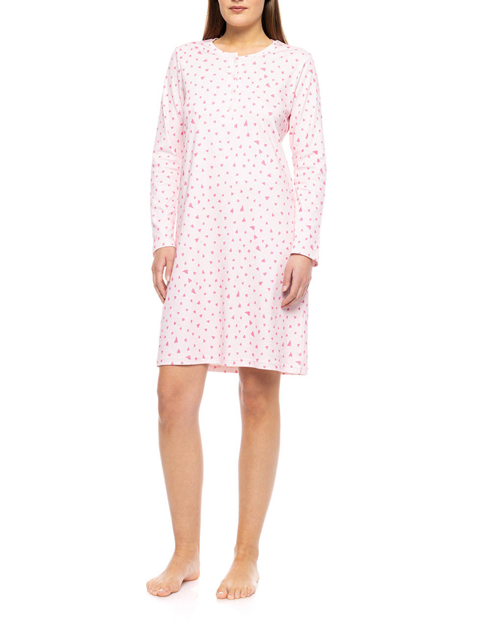 PINK LABEL NIGHTGOWN BUBBLEGUM HEART