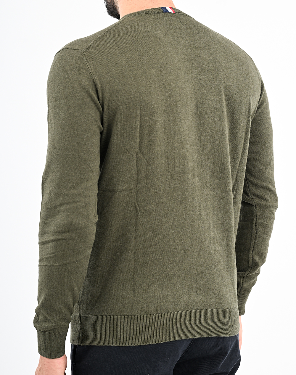 US POLO ASSN MAX 000390 EH33 BASIC FLEECE ROUND NECK МЪЖКИ СУИТШЪРТ