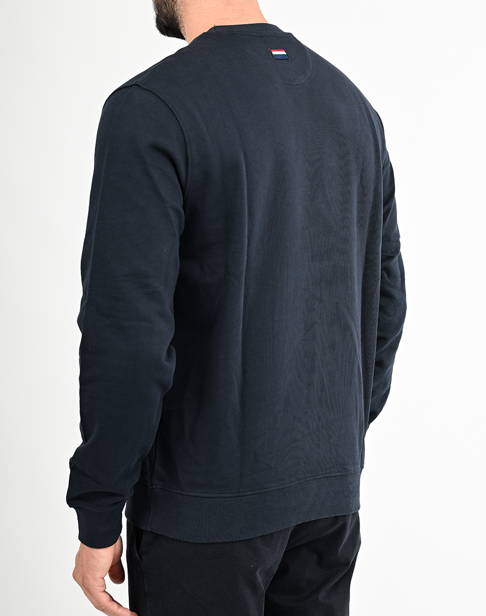 US POLO ASSN MAX 000390 EH33 BASIC FLEECE ROUND NECK МЪЖКИ СУИТШЪРТ