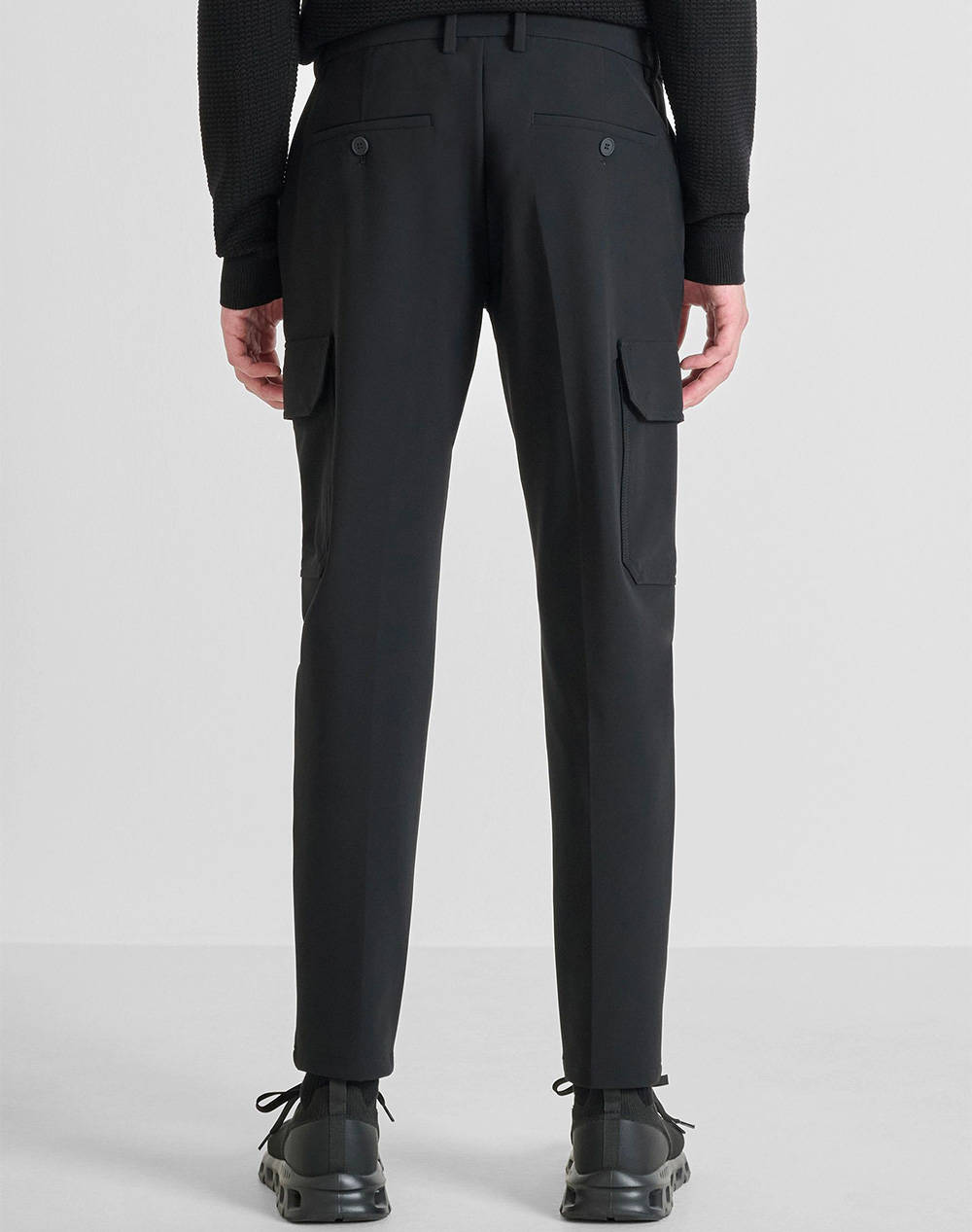 ANTONY MORATO MMTR00765FA600297 MIN OF 6 TROUSERS BJORN SKINNY FIT IN BI-STRETCH FABRIC TECHNO HANDFEEL WITH METAL BADGE МЪЖКИ ПАНТАЛОН