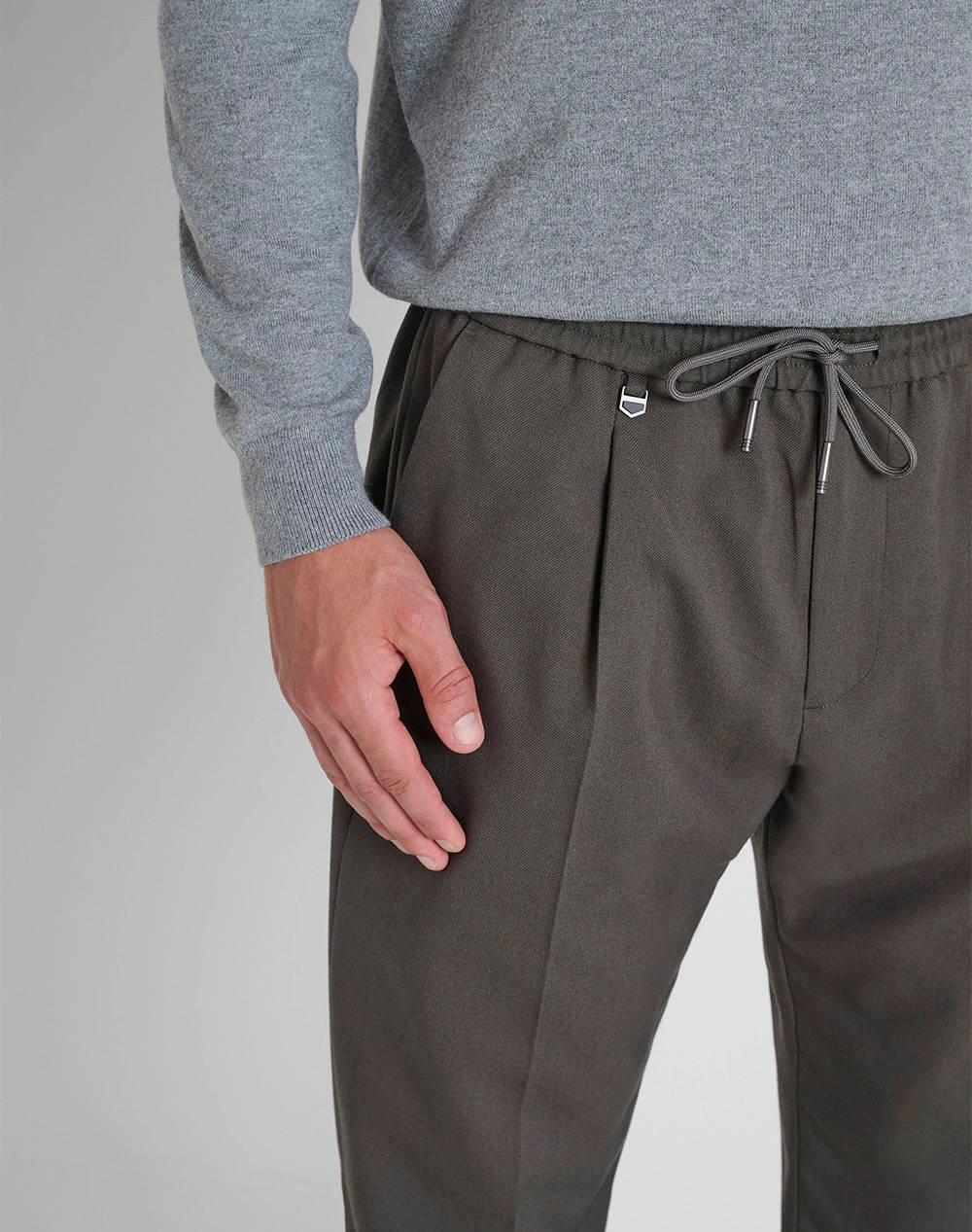 ANTONY MORATO MMTR00748FA600260 MIN OF 6 TROUSERS NEIL REGULAR FIT IN STRETCH VISCOSE BLEND FABRIC TWILL CONSTRUCTION МЪЖКИ ПАНТАЛОН