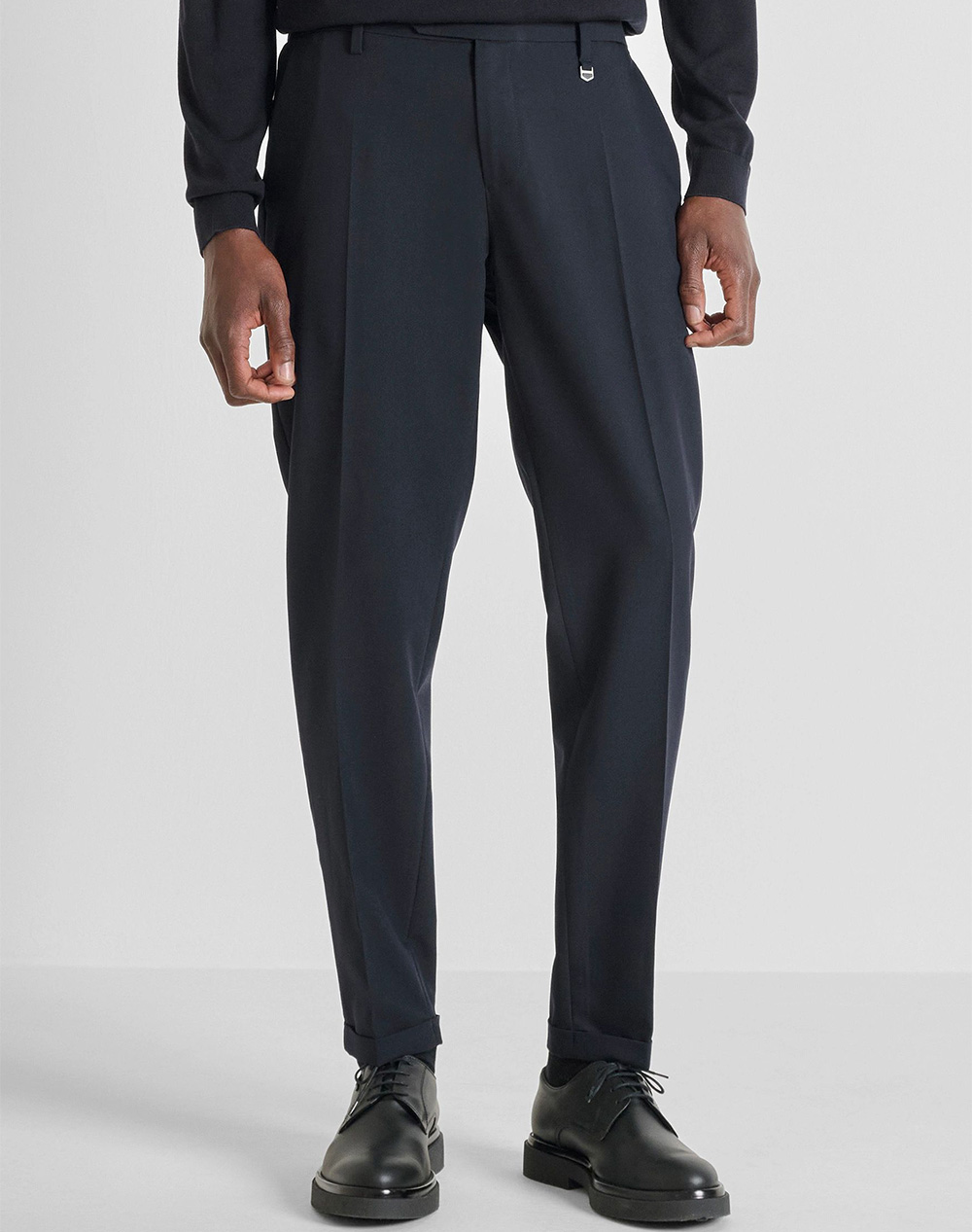 ANTONY MORATO MMTR00768FA600255 MIN OF 6 TROUSERS RAD SLIM ANKLE LENGHT FIT IN STRETCH VISCOSE BLEND FABRIC МЪЖКО ПАЛТО
