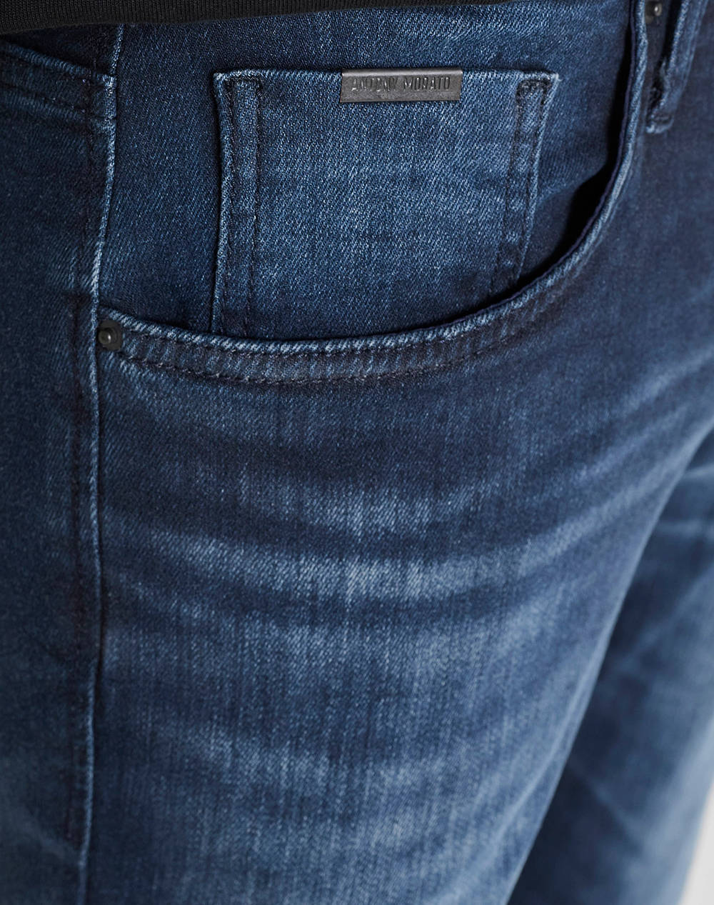 ANTONY MORATO MMDT00282FA7506011W02123 MIN OF 10 JEANS KURT COMFORT TAPERED FIT IN ICONIC BLUE OD DENIM MENS TROUSERS