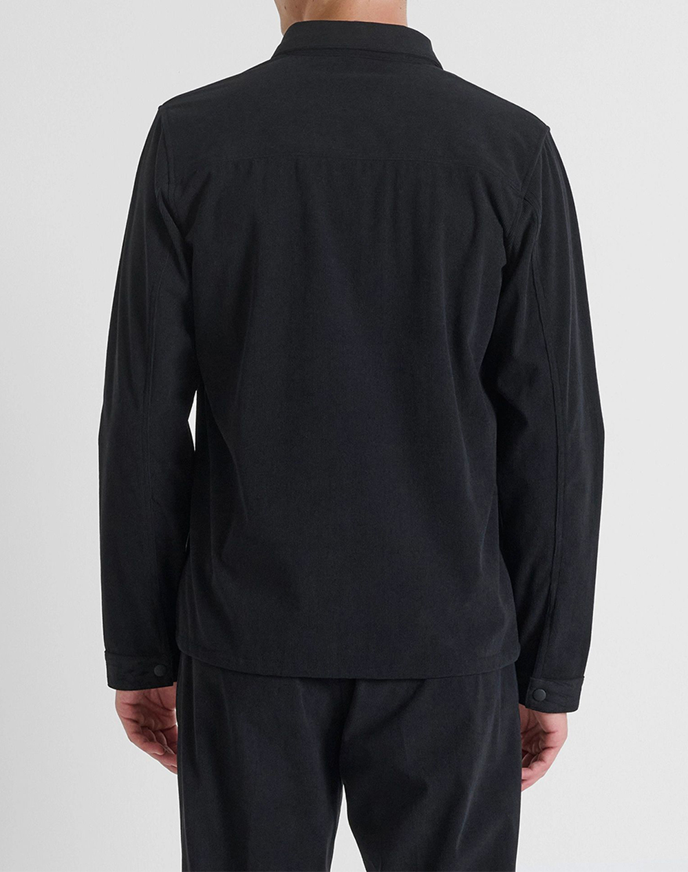 ANTONY MORATO MMSL00765FA300027 MIN OF 6 SHIRT REGULAR FIT IN CORDUROY FABRIC WITH LOGOED METAL BADGE МЪЖКА ТЕНИСКА