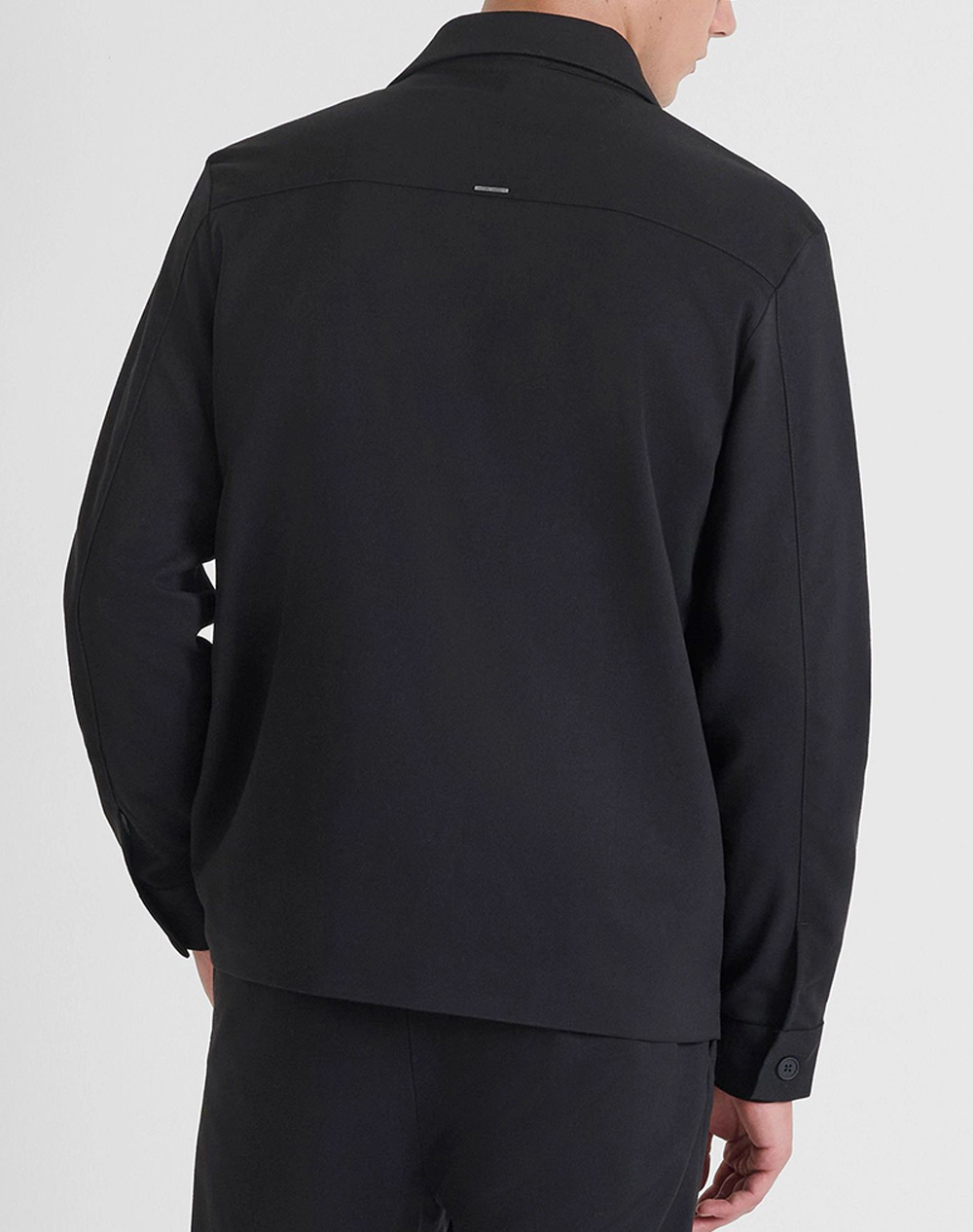 ANTONY MORATO MMSL00776FA600260 MIN OF 6 SHIRT REGULAR FIT IN STRETCH VISCOSE BLEND FABRIC TWILL CONSTRUCTION WITH LOGOED METAL BADGE МЪЖКА ТЕНИСКА