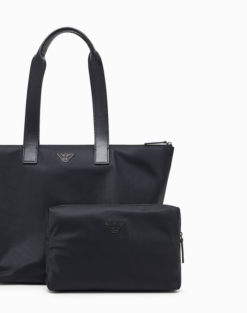 EMPORIO ARMANI SET SHOPPER + POUCH (Размери: 30 x 29.5 x 19см.)