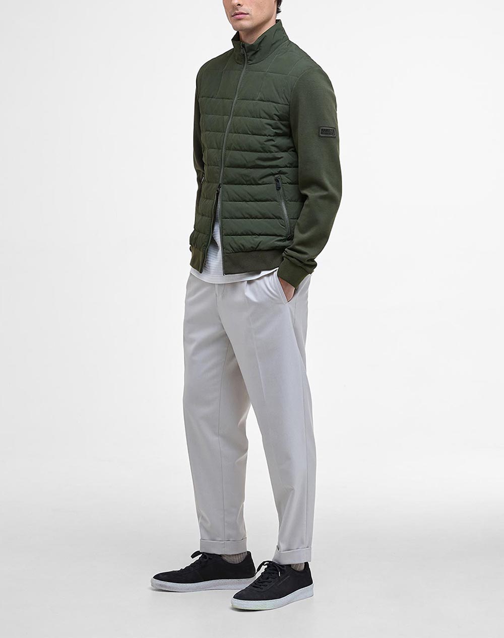 BARBOUR INTERNATIONAL B.INTL COLLINS BAFFLE QUILTED SWEAT